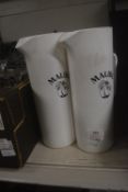 10x Plastic Malibu Jugs