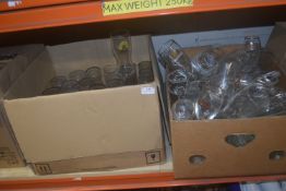 *2x Boxes of Assorted Branded Glasses Including Guinness, Stella, Beck Vier, and Boddingtons