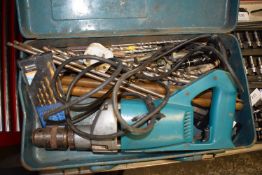 *Makita 8419B 240v Drill with Various Bits, and Case