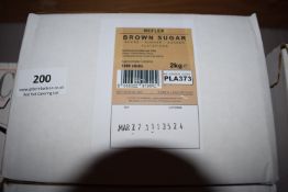 *2kg Box of 1000x Reflex Brown Sugar Sticks
