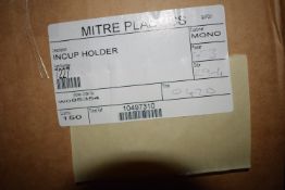 *Box of ~150 incup Holders Blue Branded Mono