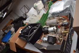 *Contents of Bench to Include Various Coffee Machine Parts and Spares