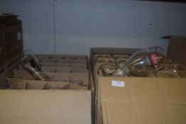 *Box of Stella Artois Pint Glasses, and a Box of Beck Vier Half Pint Glasses