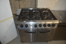 *Blue Six Ring Burner over Oven