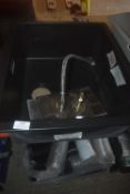 *Black Single Bowl Sink