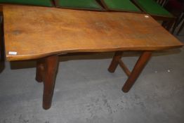 Small Bar Table with Wavy Edge