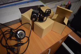 *4x New Web Cams, and 1x Other, plus 2x Keyboards