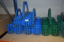 *4x Plastic Glass Holders