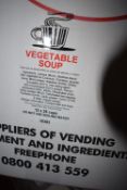 *5x Reems of 25 Cups of Vegetable Soup