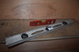 *Aluminium 60cm Spirit Level, and a Red Plastic Magnetic Spirit Level