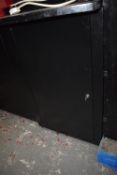 *3 Black Metal Stands with Storage ~3ft H
