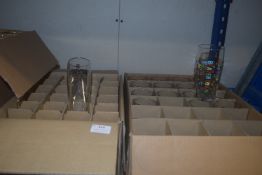 *Box of Bever Town Pint Glasses, and a Box of Beck Vier Half Pint Glasses