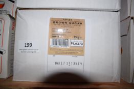 *2kg Box of 1000x Reflex Brown Sugar Sticks