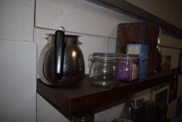 *Contents of Shelf Including Sweet Jars, Pouring Jug & Espresso Coffee Beans