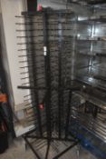 *Mobile Plate Storage Rack