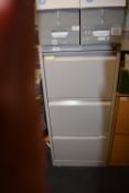 *Bisley Grey Metal Three Drawer Foolscap Filing Cabinet