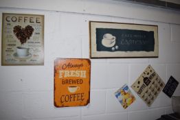 *6 Retro Signs (Mainly Coffee Related)