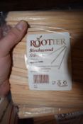 *8x Bags of 1000x Birchwood Stirrers