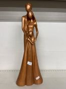 Bronze finish family sculpture by the Leonardo collection 61cm H