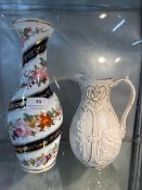 Vase and ornamental jug