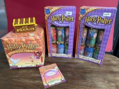 Harry Potter Royal Doulton figurine and 2 boxes of Harry Potter Christmas crackers