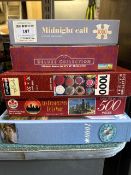 Bundle of 5 various jigsaw puzzles