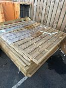 *Four 6‘ x 6‘ fence panel