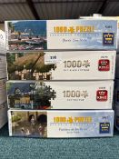 4 x 1000 piece King Jigsaw Puzzles