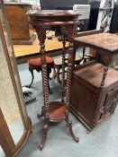 Vintage Barley twist plant stand