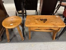 2 x Pine Stools