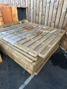 *Four 6‘ x 6‘ fence panel