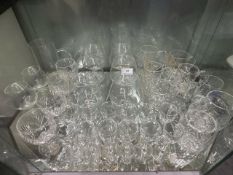 Quantity of glasses, tankards and a jug
