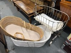 3 x Vintage Baby bassinets