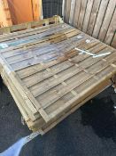 *Four 6‘ x 6‘ fence panel