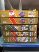 5 x Gibsons 1000 piece jigsaw puzzles
