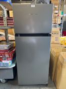 Fridgemaster fridge freezer (New but door is dented in the bottom right hand corner) 49cm W x 117cm