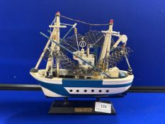 Model of the flying lady fishing trawler