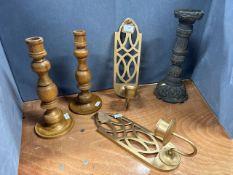 A selection of candle holders