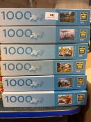 6 x KING 1000 piece jigsaw puzzles