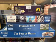 4 x jigsaw puzzles