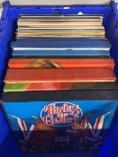 Box of music vinyls (box not included)
