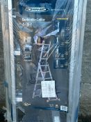 * Four in one combination aluminium ladder