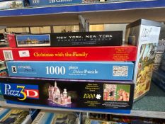 5 x various jigsaw puzzles