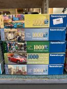5 x 1000 piece Ravensburger jigsaw puzzles