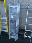 * Four in one aluminium combination ladder