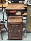 Victorian fireside Purdonium (coal box)