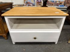 Painted TV unit with drawer 70cm W x 42cm D