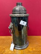 Ornamental Wine cooler and cocktail shaker set (cocktail shaker missing lid)