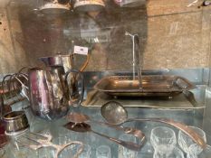 Quantity of various silver plated items