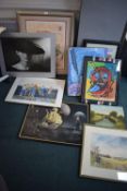 Assorted framed pictures and prints